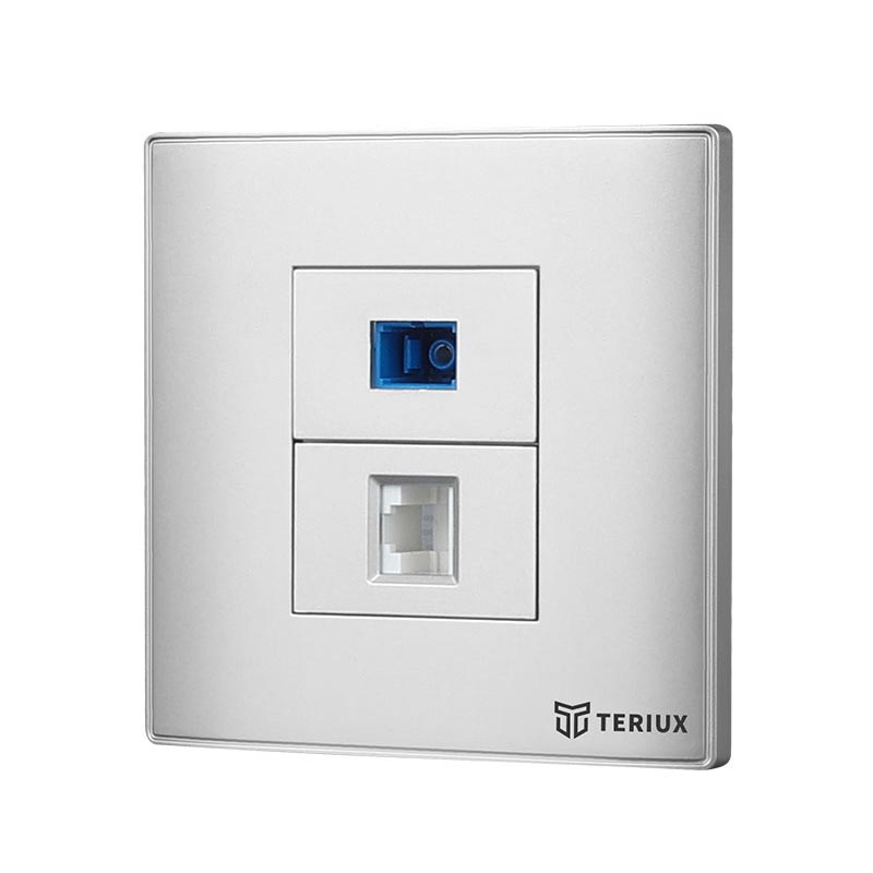 SC + RJ45 vägguttag